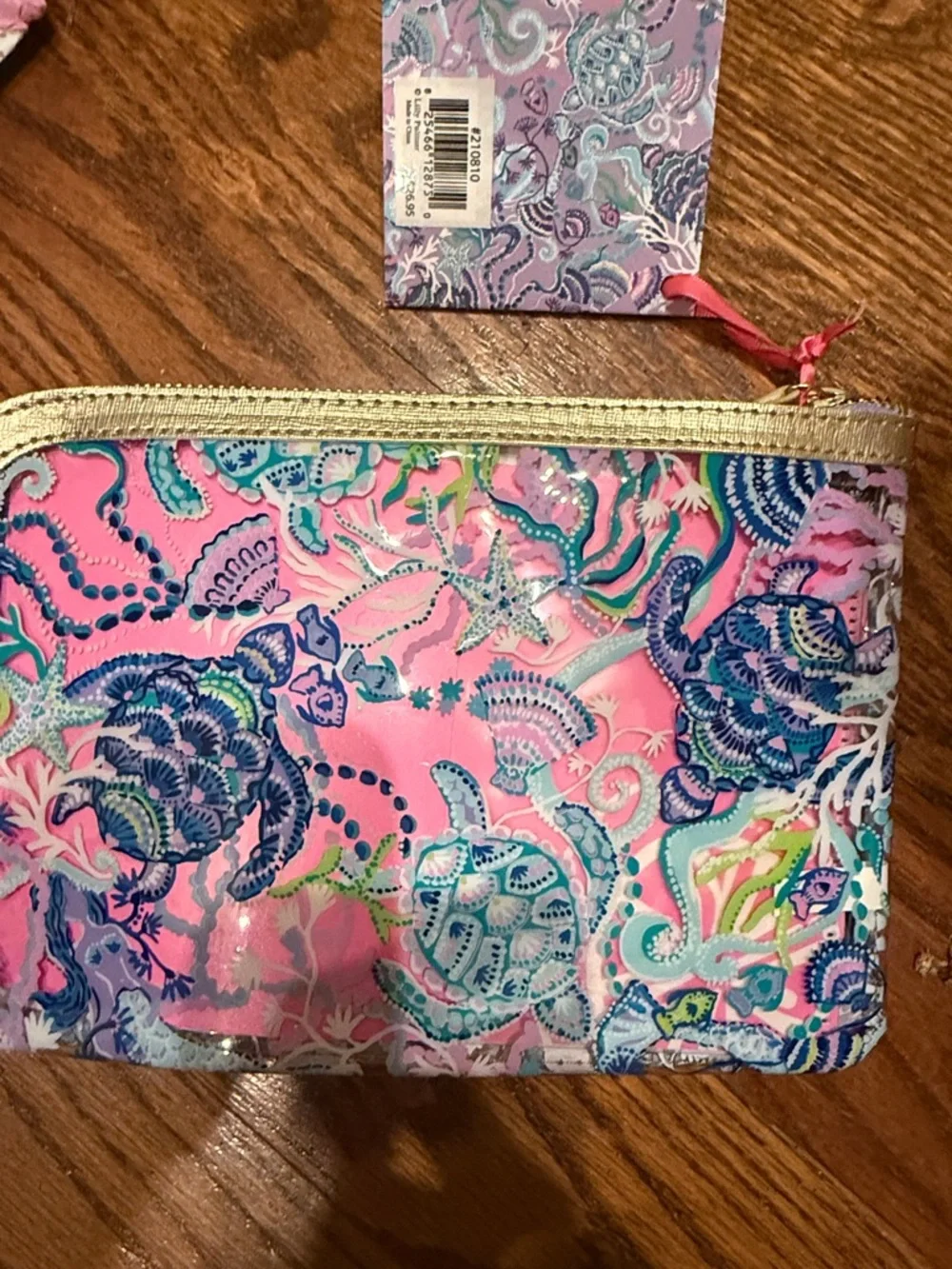 Lilly Pulitzer Agenda Bonus Pack Turtle Mermaid Zipper Pouch Pencil Case Set NWT